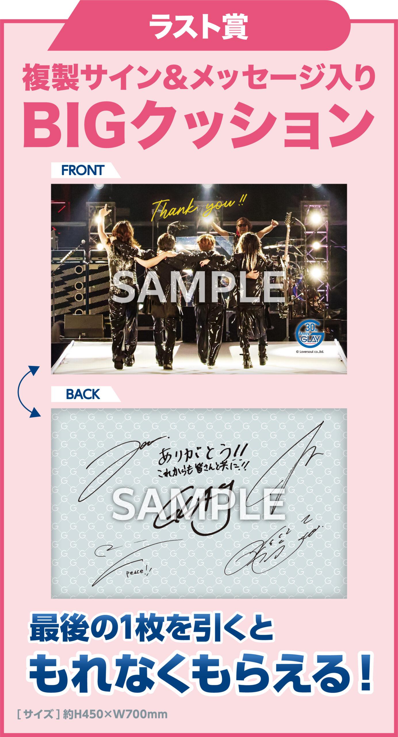 GLAY TERU 直筆サイン入りクリアファイル 1番クジ景品3点セット GLAY