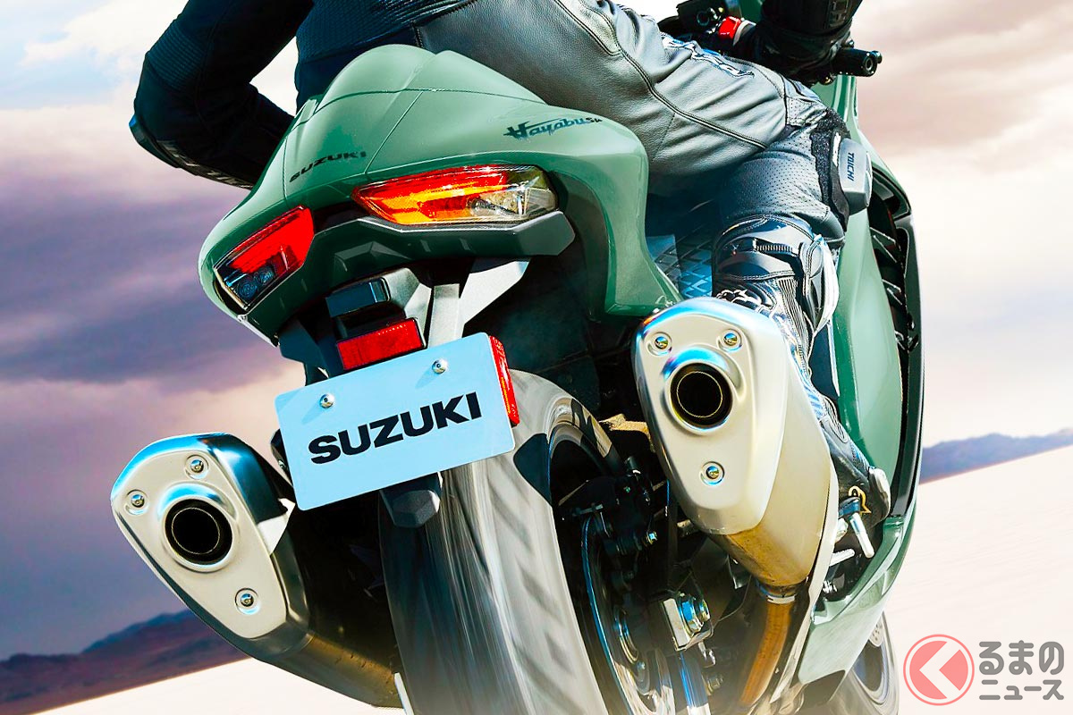 スズキが新「ハヤブサ」発表！ 最高速300kmの