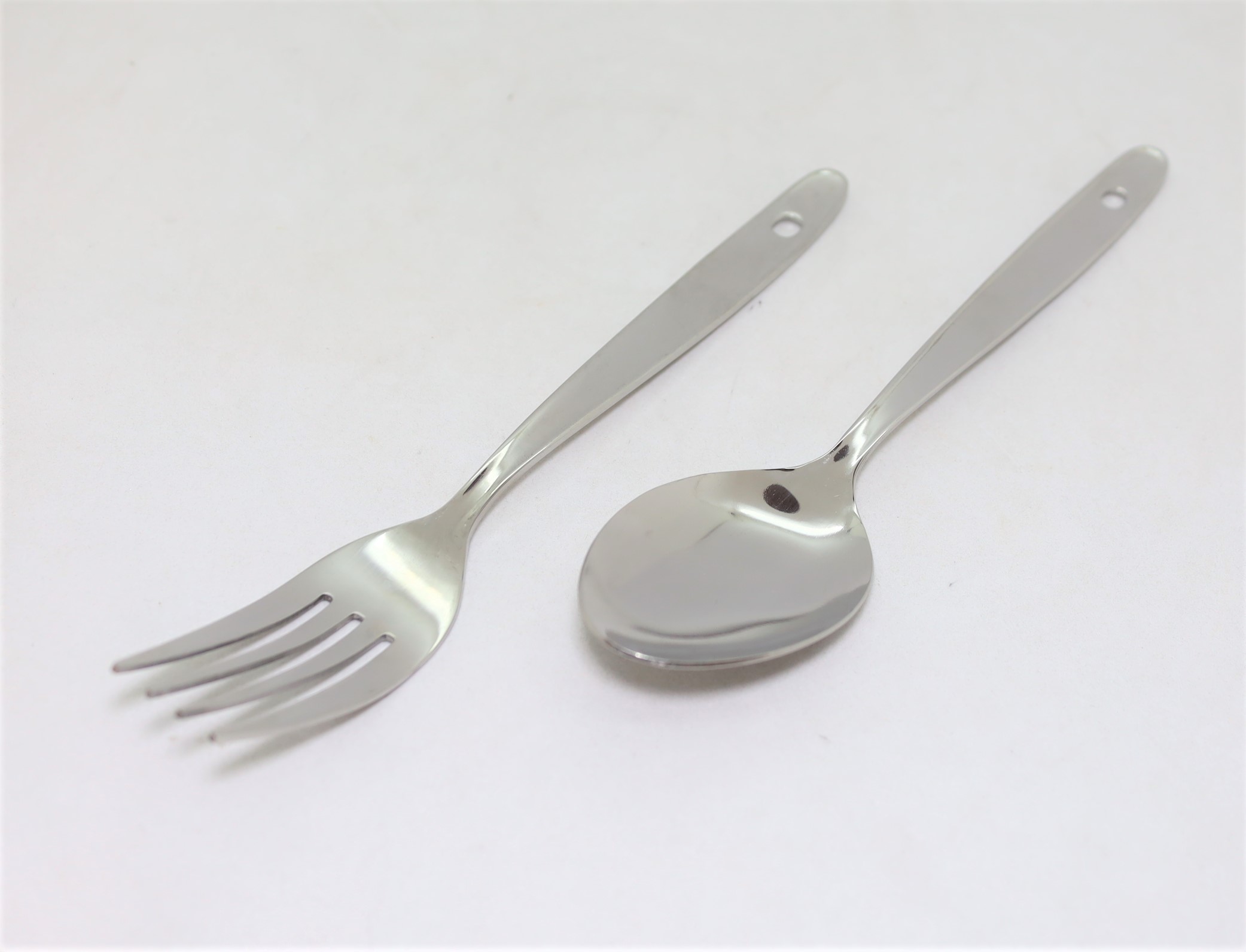 食堂用スプーン フォークセット ステンレス 日本製/Spoon & folk for
