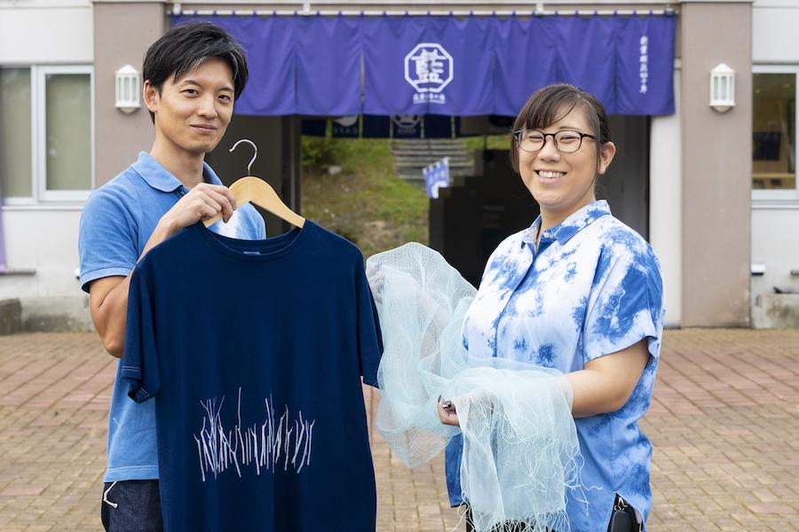 キシル xyl パーテーション（藍染） パーテーション（藍染）｜家具と