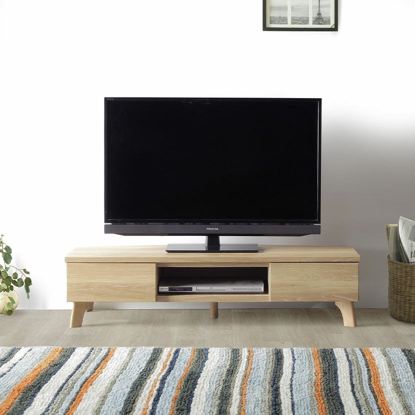 幅105cm テレビボード 木目調 ローボード テレビ台 北欧 ルンバブル