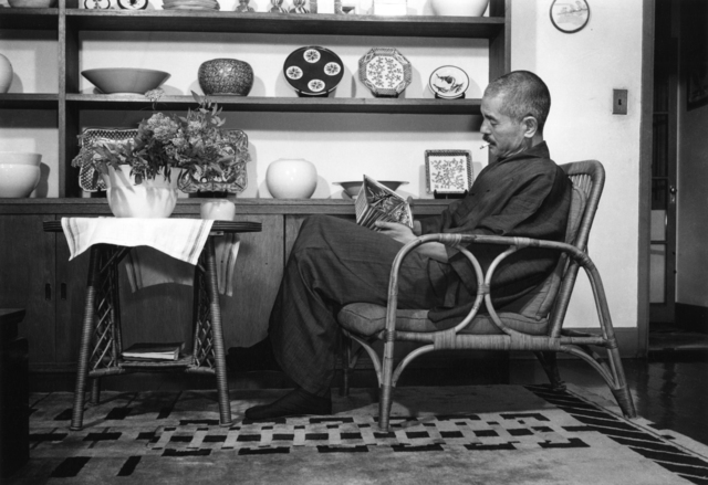 富本憲吉自作 黒釉六角鉢 対角径12cm 昭和9年作