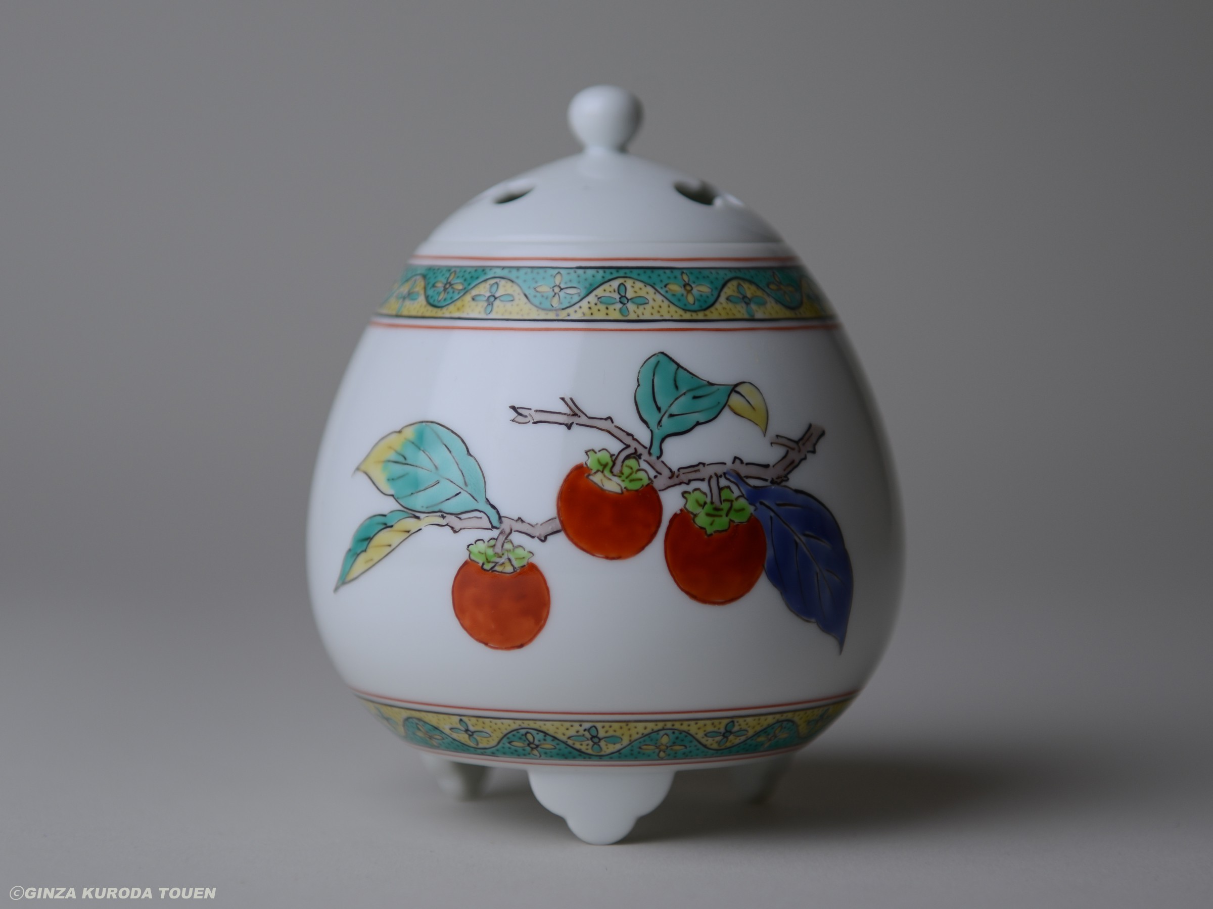 本人作14代坂井田柿右衛門濁し手 花鳥文 完品 人間国宝 十四代酒井田柿