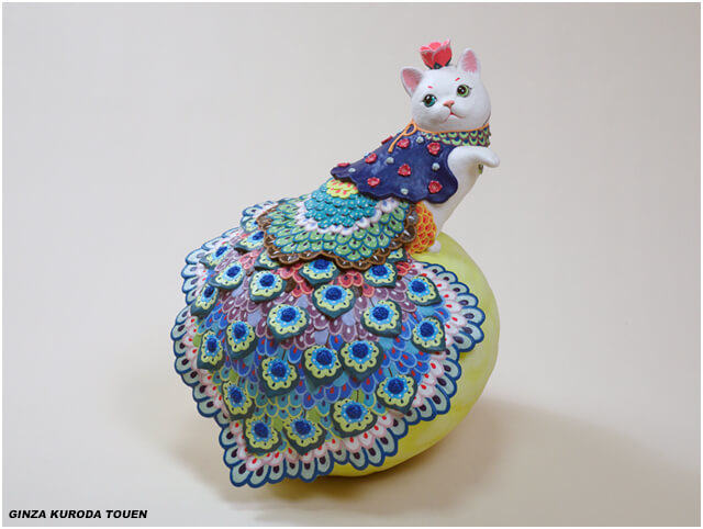 小林佐和子 練込黒猫 小皿 2枚セット 小林佐和子 練込黒猫 小皿 2枚セット