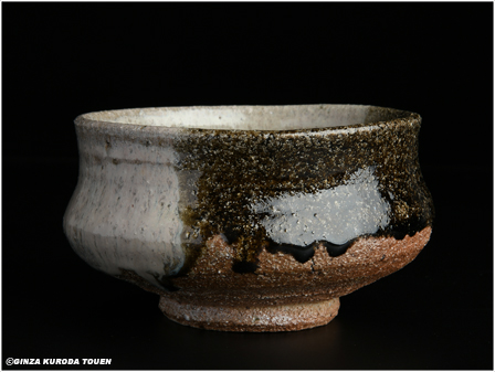 西岡小十】朝鮮唐津 徳利 朝鮮唐津水指 西岡小十（作）共蓋 誂え蓋 共