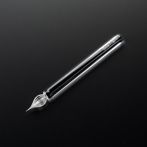 KUROKABE】グラススタジオ嘉硝 ショートヘキサゴン 硬質ガラスペン