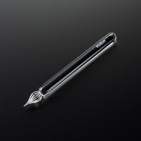 KUROKABE】グラススタジオ嘉硝 ショートヘキサゴン 硬質ガラスペン