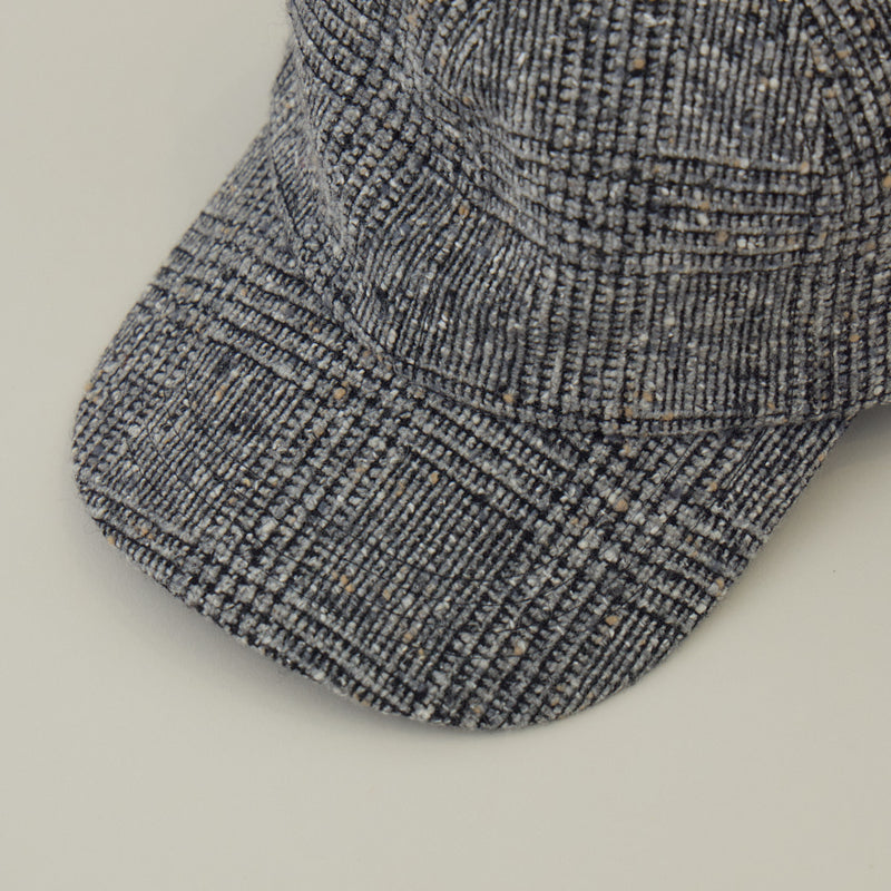 Nine Tailor × kuros'別注】ウールシャギーキャップ｜チェック柄 日本