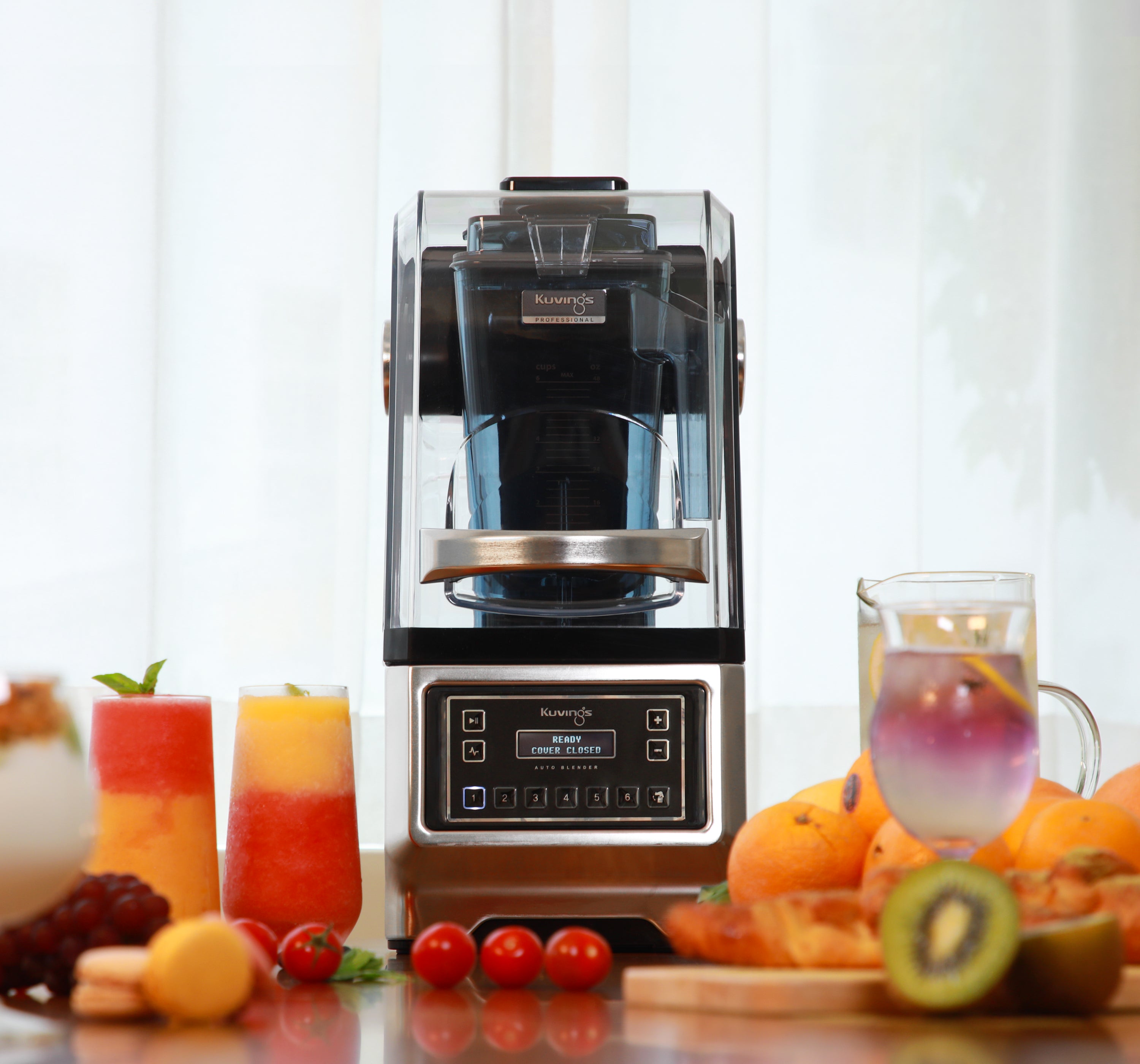 クビンススロージューサーAUTO10ブラック Kuvings 生活家電・空調 ク