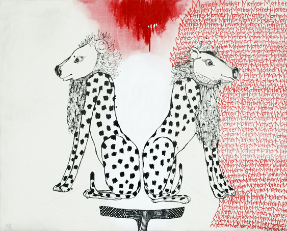 MAYA MAXX アート作品 犬と花 MAYA MAXX アート作品 犬と花 MAYA MAXX