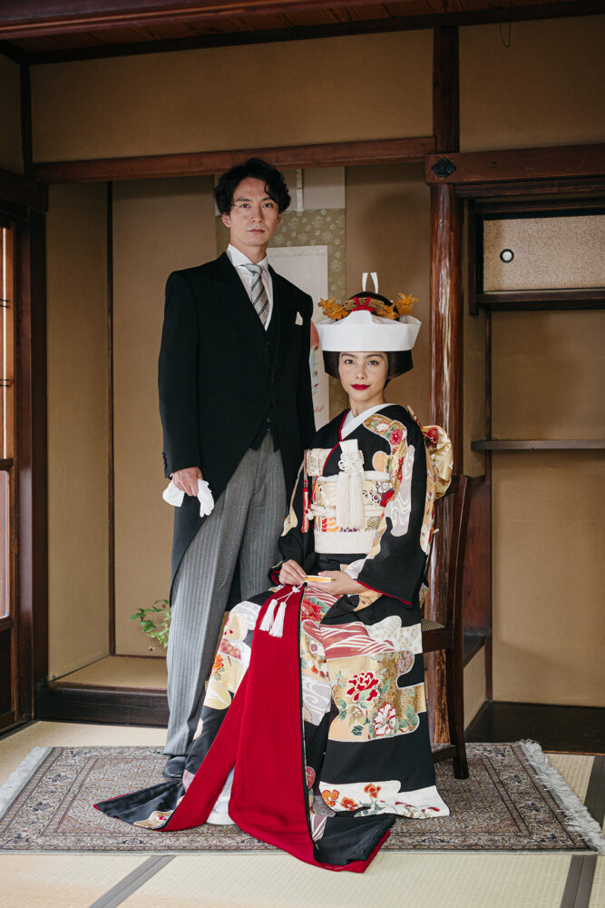 黒引き振袖の花嫁（2023.07.24） | 京都町家寫眞館