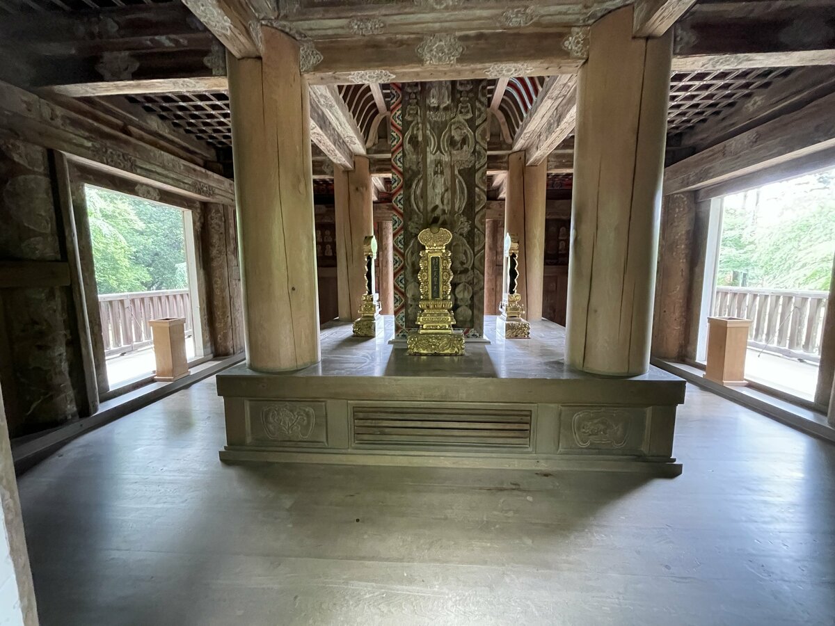 京都の「非公開文化財」特別公開 醍醐寺の国宝・五重塔の内部に入れ