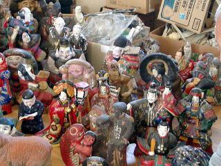 郷土玩具 三河 旭土人形