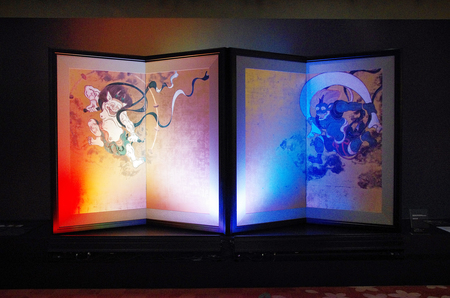 おぼろ」・「風神雷神図屏風」陶板により再現｜「日本博」旗揚げ式開催