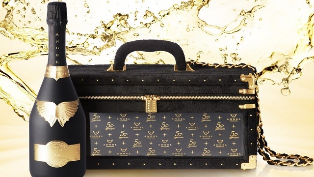 未開栓】ANGEL エンジェルブラック シャンパン 専用ケース付き 未開栓