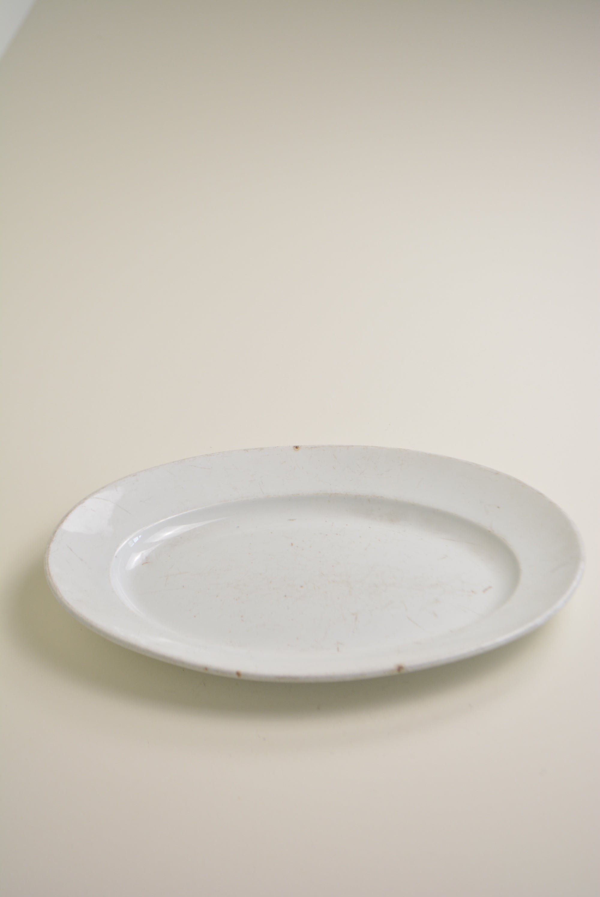 オーバルプレート 大皿 370×265 /フランスアンティーク/プレート/皿