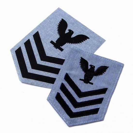 アメリカ海軍 U.S.NAVY ダンガリー階級章ワッペン 新品 RANK-DUNGAREE