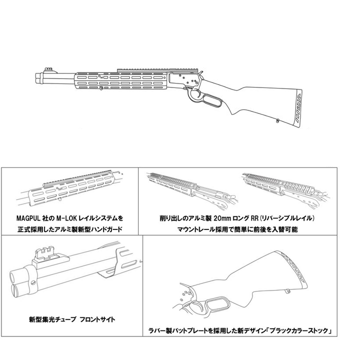 L.A.ホビーショップ / GAS-GUN : ラプターゼロ 6mmBB レバーアクション