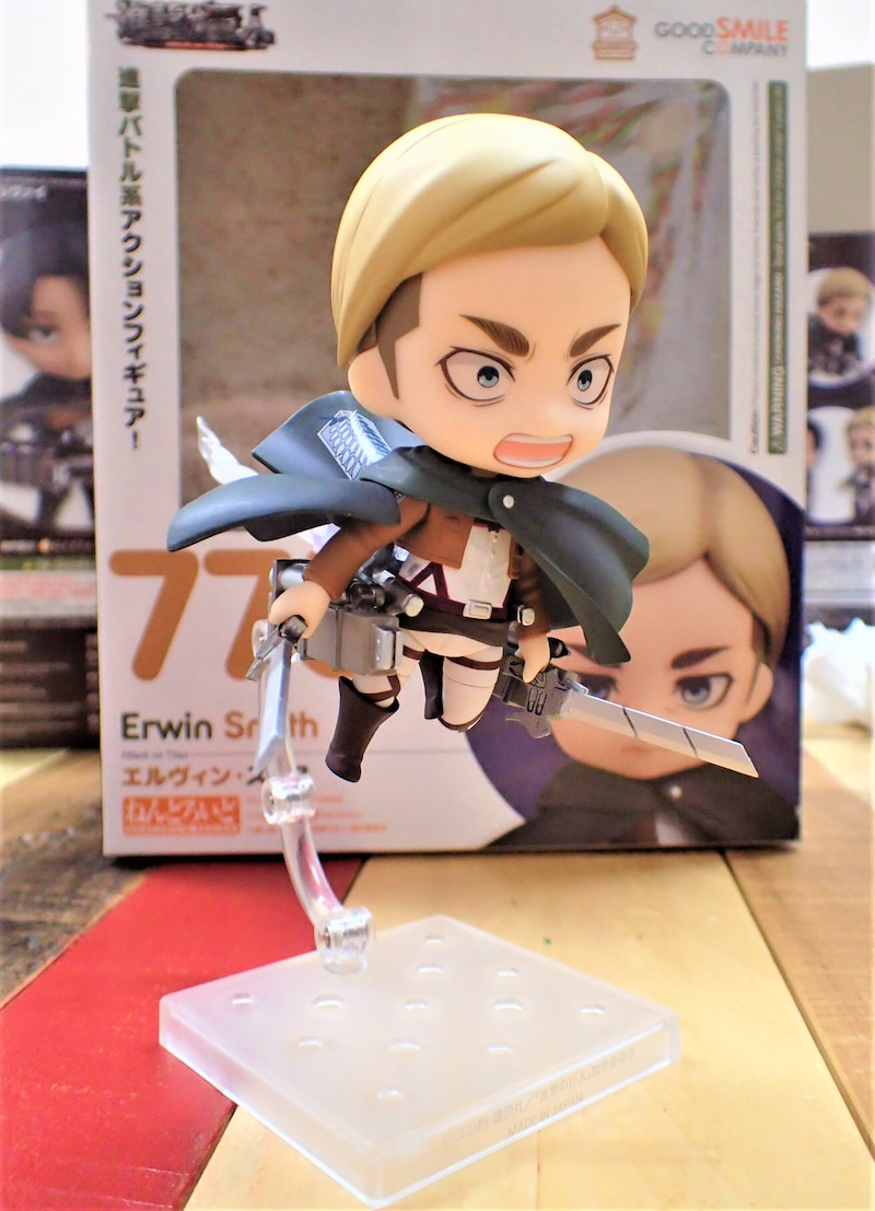 間もなく出荷】「ねんどろいど エルヴィン・スミス」で遊んでみました