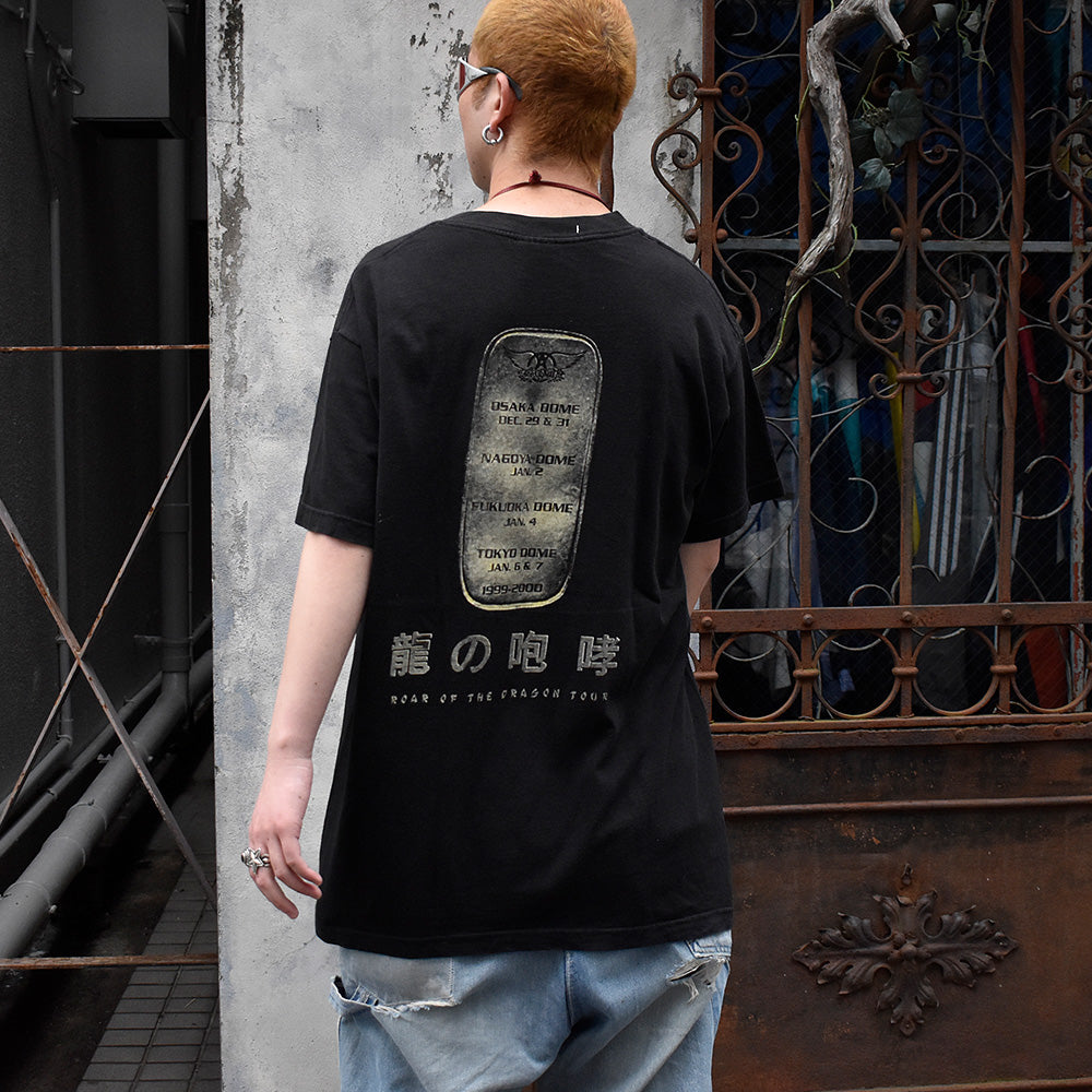 90's～ Aerosmith ROAR OF THE DRAGON “龍の咆哮” Japan Tour Tシャツ