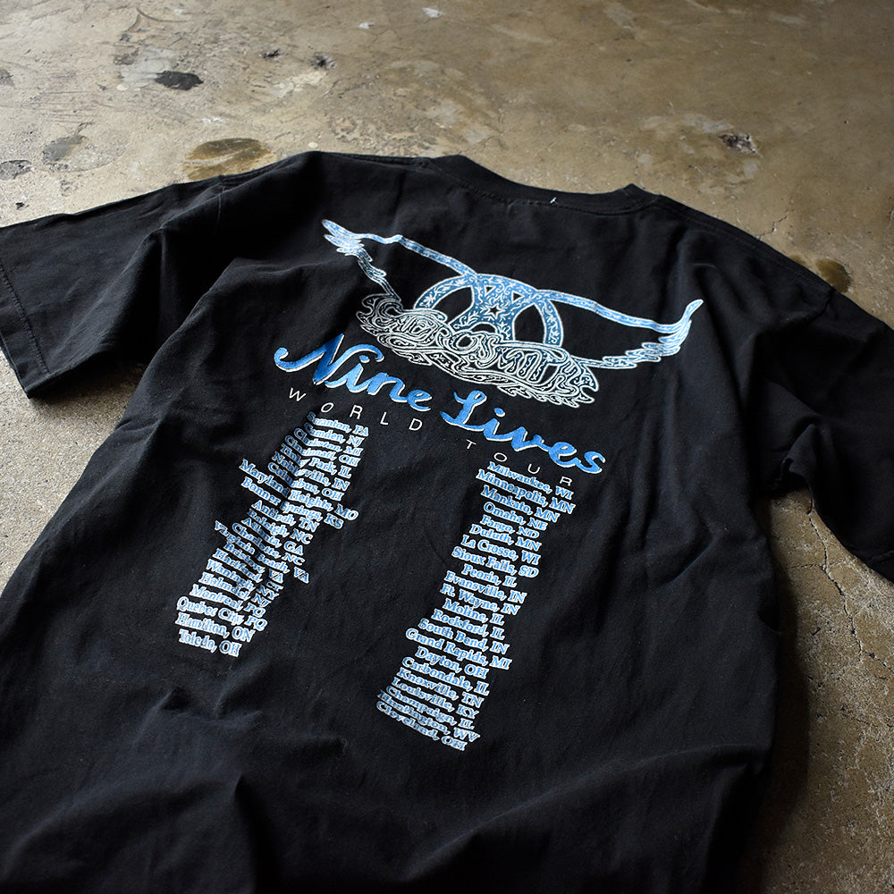 90's Aerosmith “Nine Lives“ World Tour Tシャツ 240804H – LABORATORY®