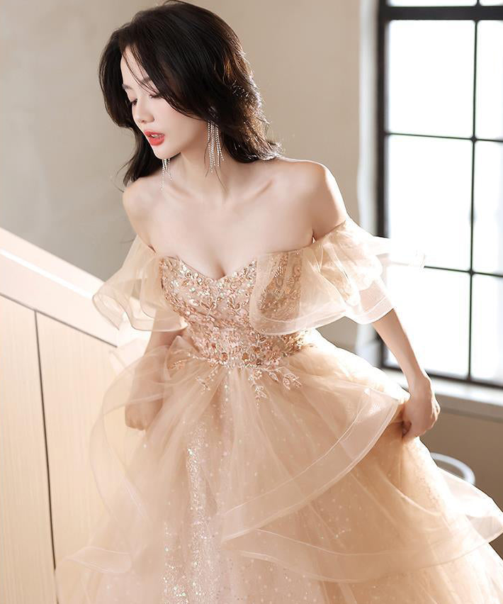 ロングドレス キャバドレス パーティードレス チュール フレンチムード