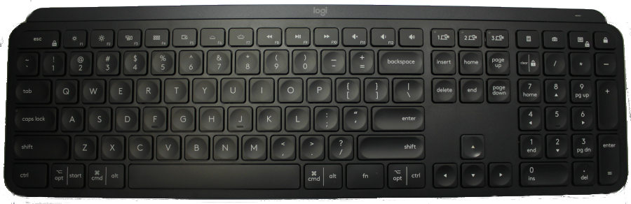 Logitech MX Keys Advanced Wireless Illuminated Keyboard YR-0073