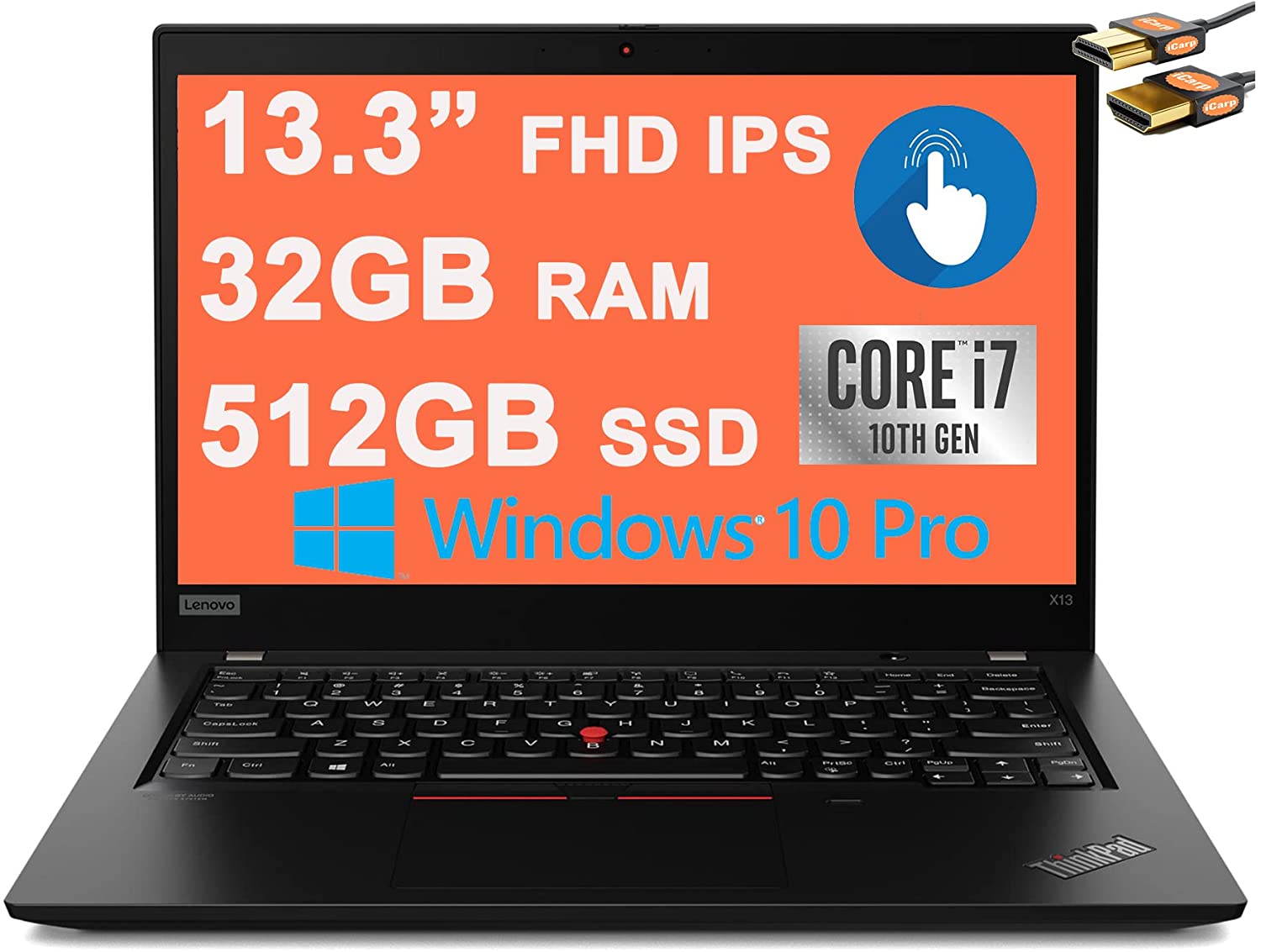 Lenovo ThinkPad X13 Gen 1 - i7-10510U · Intel UHD Graphics · 13.3