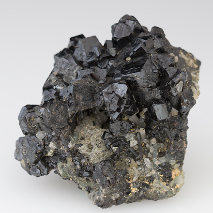 錫石（九連晶）希少産地鉱物標本