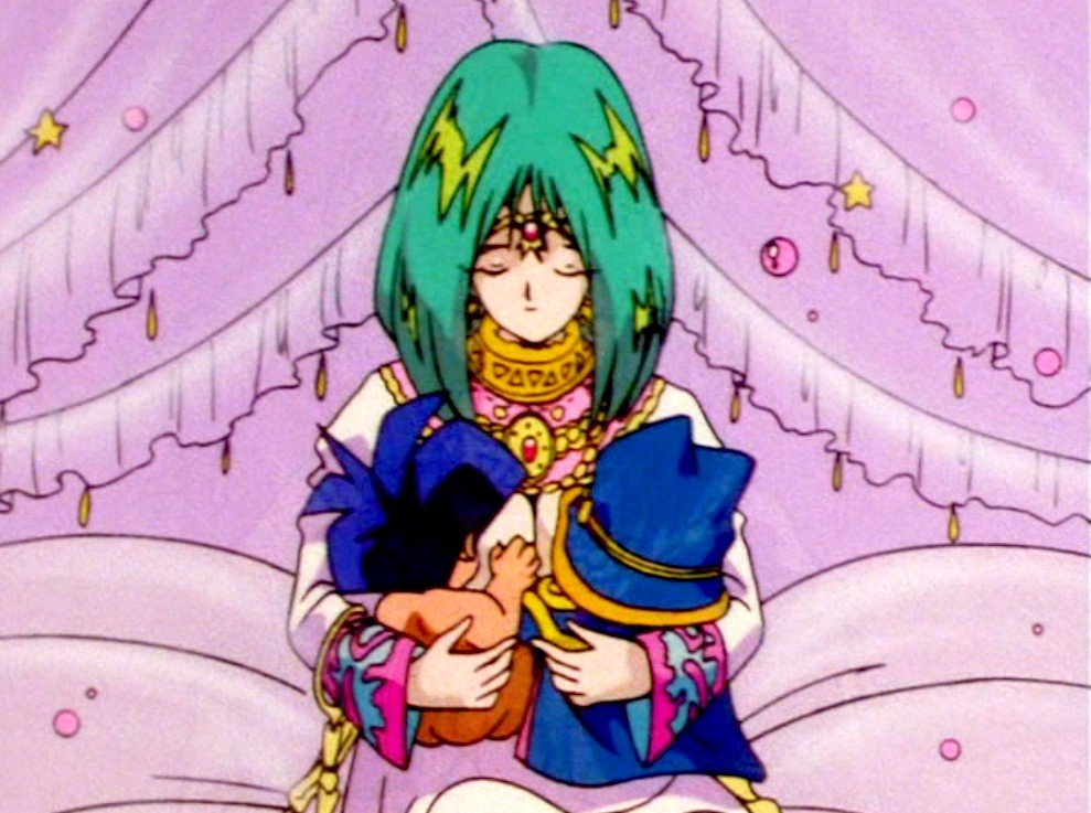 まじかるタルるートくん 背景合致 セル画 大綾真理 ＆ ライバー