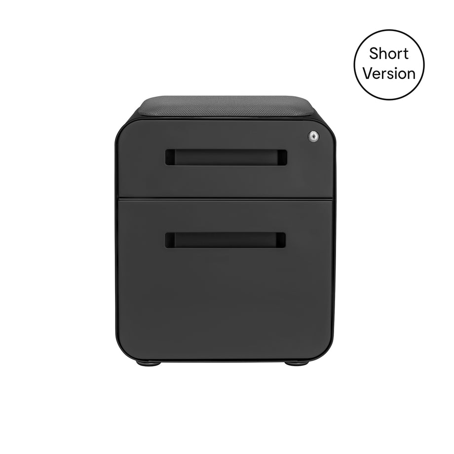 Stockpile Mini 2-Drawer File Cabinet (Black) – Laura Furniture
