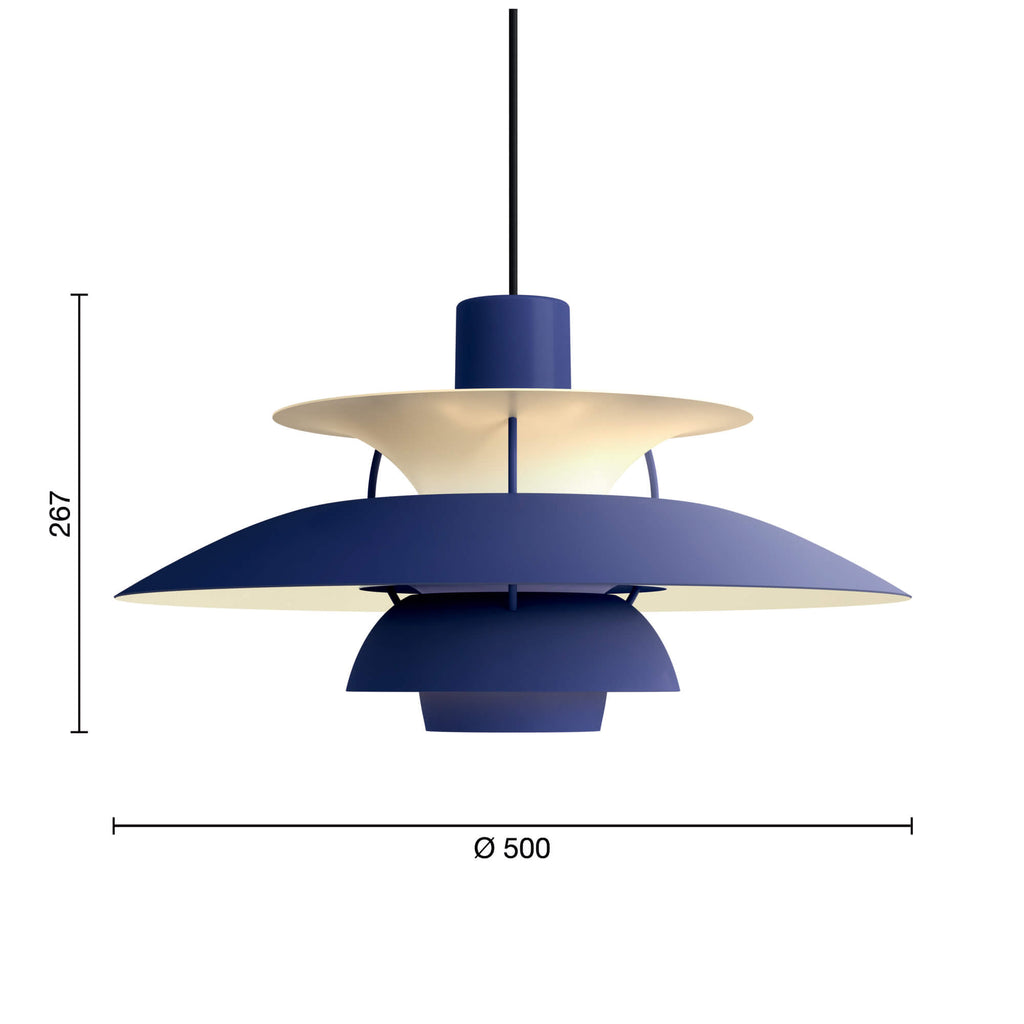 ルイスポールセンph5 ダークグレー＆ターコイズブルー【限定色】