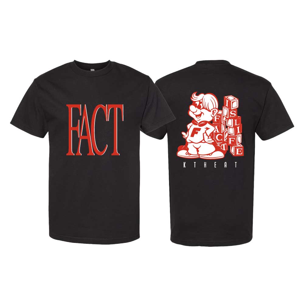 FACT ブラック Tシャツ XXL OLDX FACT Tシャツ XXL - メルカリ