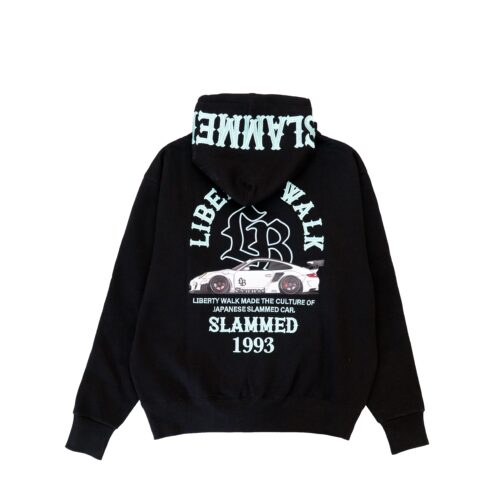 LIBERTY WALK×XLARGE HOODED SWEATSHIRTS BLACK - LB-ONLINE STORE