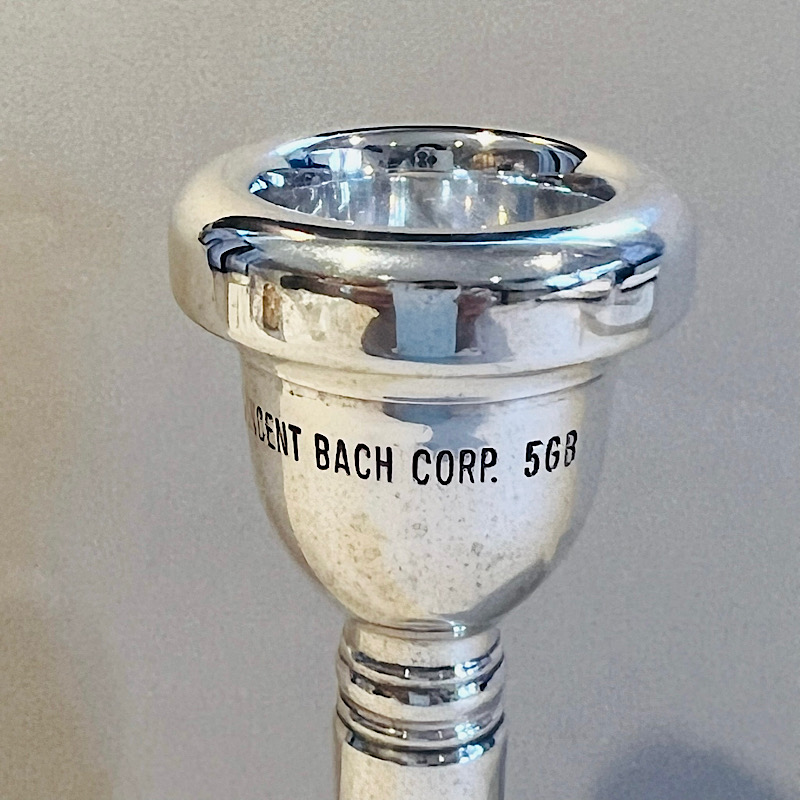 バック Bach トロンボーン マウスピース コレクション 5G 銀メッキ