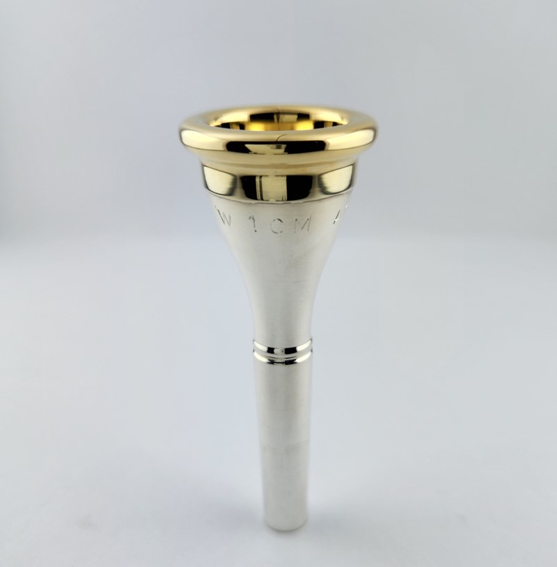 JK 1CM A1 金メッキ フレンチホルンマウスピース JK 1CM A1 金メッキ
