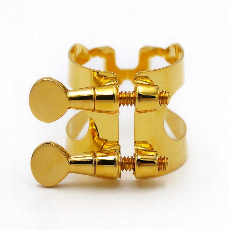 ハリソン / テナーサックス用リガチャー（ラバー用） / 金メッキ（GP