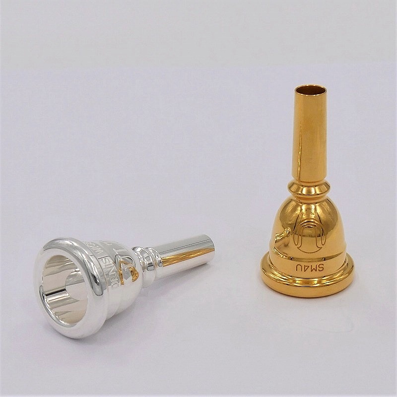 希少】チューバ デニスウィック 2L マウスピース 金メッキ 希少