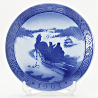 ◇ ロイヤルコペンハーゲン 1945年 昭和20年 イヤープレート「平和の