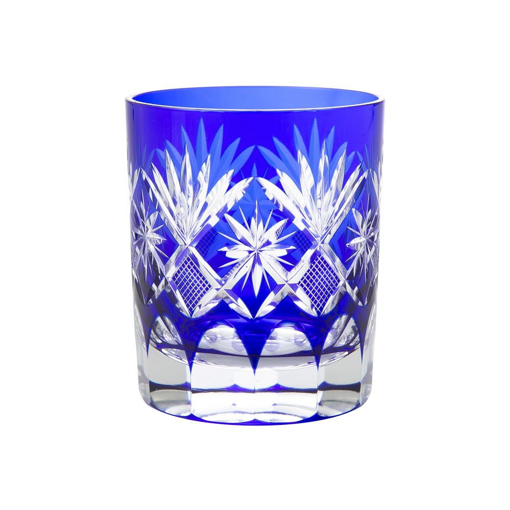 ウルトラマンゼロ 江戸切子グラス 青 15周年 ウルトラマンゼロ 江戸