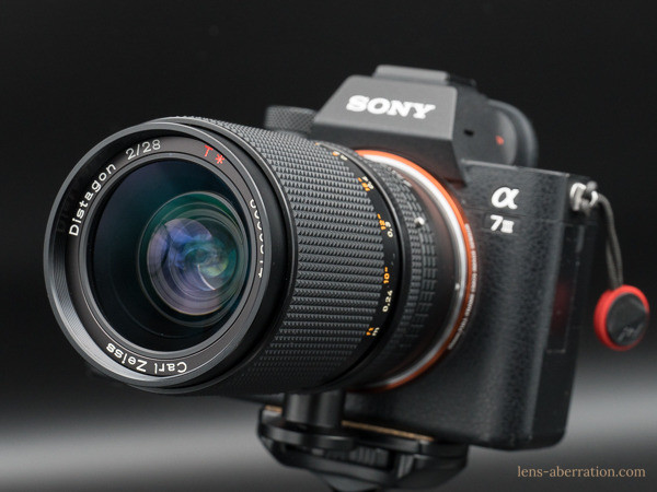 広角】CONTAX Distagon T＊ 28mm F2 AEG 外観レビュー | 収差Love