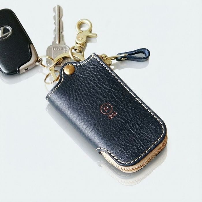 アリゾナレザー／レザーZIPキーケース [sokunou] ｜革鞄・革小物の