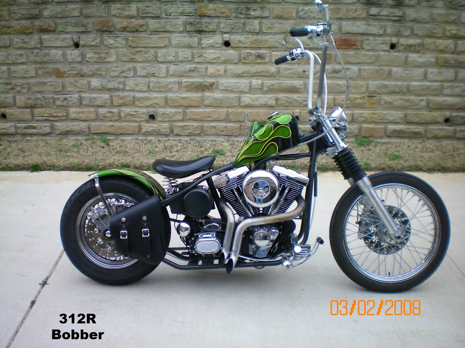 312R Right Side Leather Solo Bag