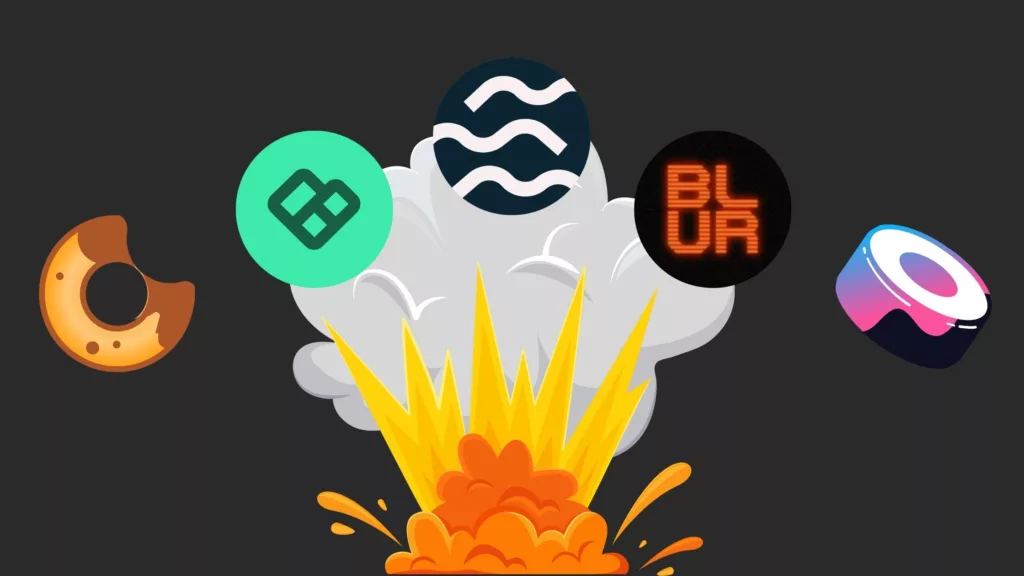 絵画 Explosion of the crypto universe Explosion of the crypto