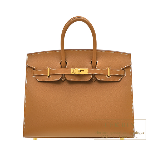 Hermes Birkin Sellier bag 25 Gold Madame leather Gold hardware | L