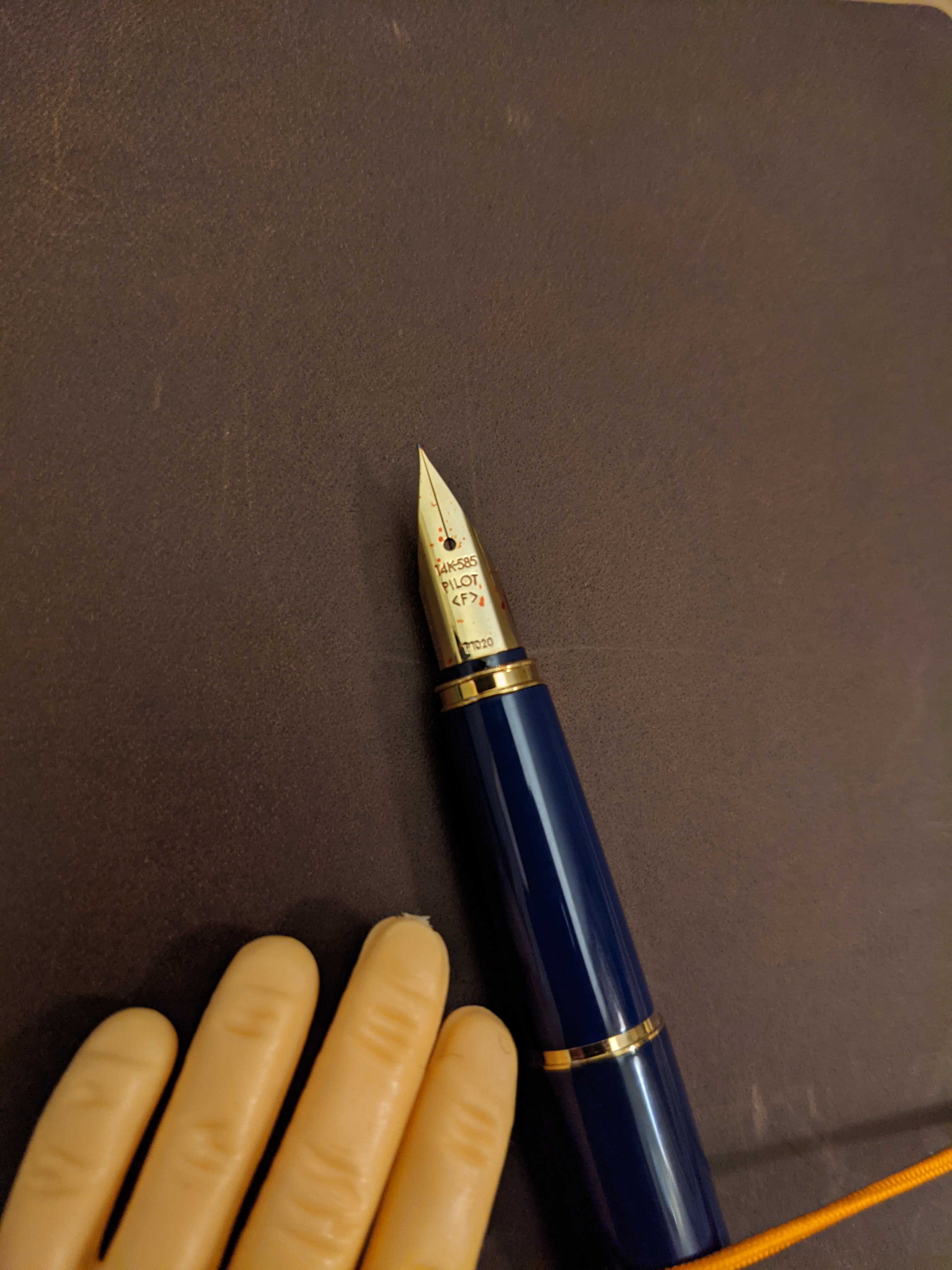 PILOT] DELUXE URUSHI デラックス 漆 14K Fニブ 青軸