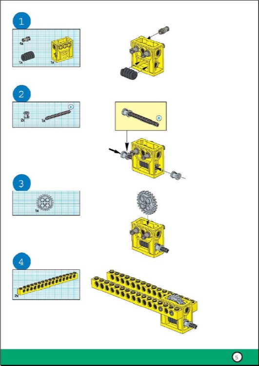 LEGO Instructions for set 9680 Energy Work, Power Starter Set