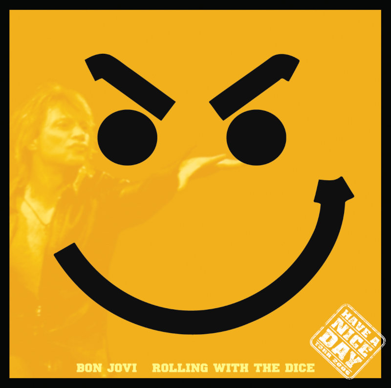 限定品 BON JOVI 25周年記念 ゴールドディスクサイン ボン ジョヴィ