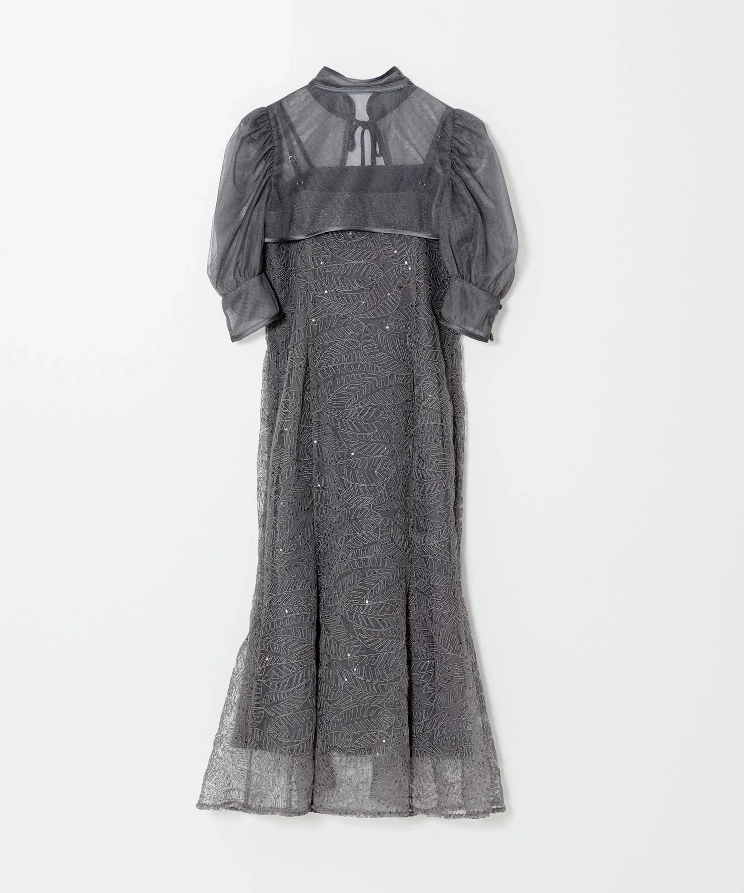 当日発送】スパンコールボタニカルマーメイドボレロ2WAYドレス