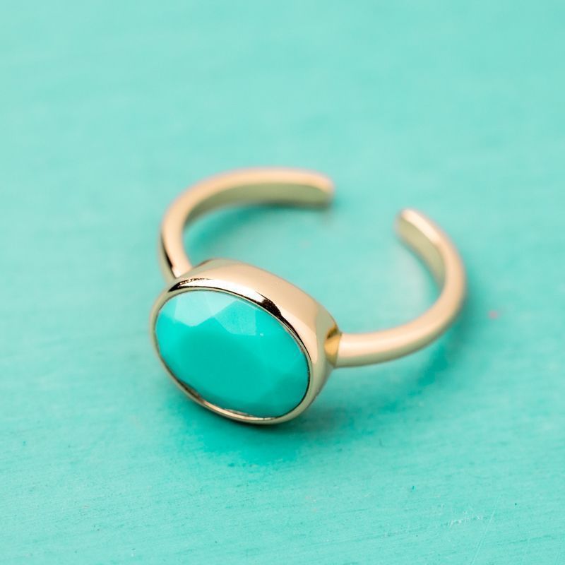 新価格】ターコイズリング（ゴールド/シルバー） / オシャレをあきらめ